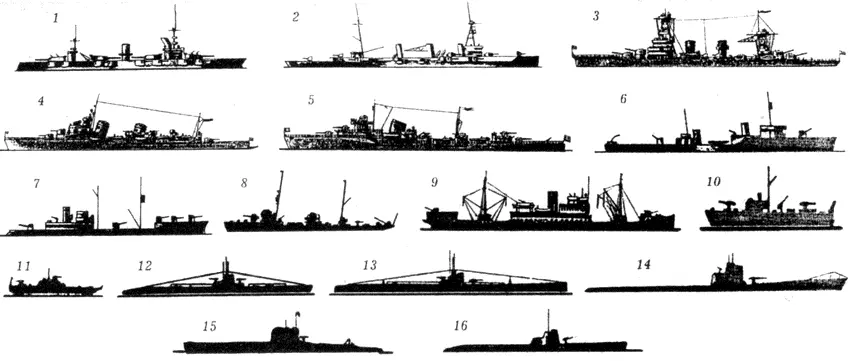 Рис 36 Корабельный состав флота 1 линкор Парижская коммуна 2 - фото 86