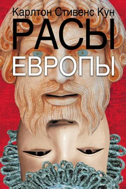 Карлтон Кун Расы Европы обложка книги