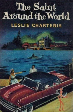 Leslie Charteris The Saint Around the World обложка книги