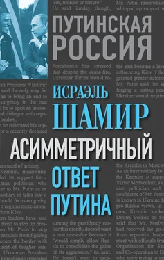 Исраэль Шамир Асимметричный ответ Путина обложка книги