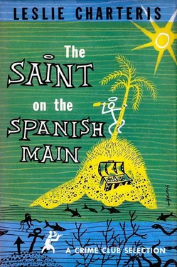 Leslie Charteris The Saint on the Spanish Main обложка книги