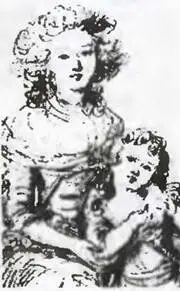 МарияАнтуанетта с сыном Расставание Людовика XVI с семьей накануне его - фото 67