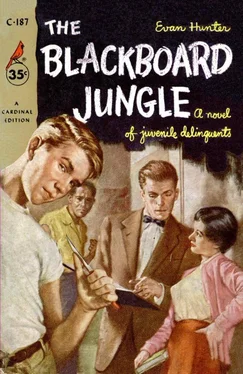 Evan Hunter The blackboard jungle обложка книги