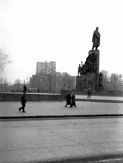 Вюстер Массивный памятник Шевченко сделан из бронзы и обставлен - фото 2