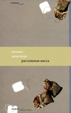 Михаил Айзенберг Рассеянная масса обложка книги