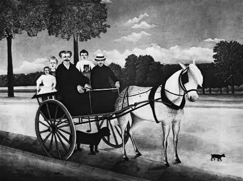 Анри Руссо Коляска папаши Жюнье 1908 Музей Орсэ Париж Сопоставление - фото 10