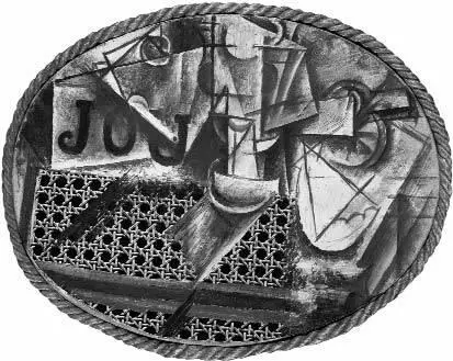 Пабло Пикассо Натюрморт с плетеным стулом 1912 Музей Пикассо Париж В - фото 50