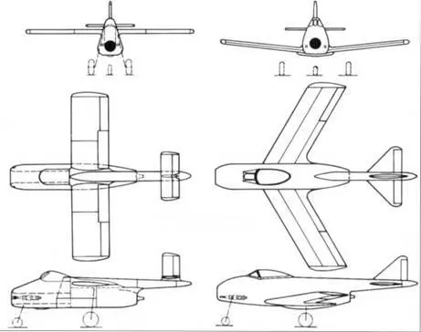 BIohm Voss P 211 К моменту создания He 162 фирма Хейнкель уже имела опыт - фото 4