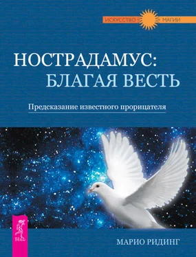 Марио Ридинг Нострадамус: благая весть. Предсказание известного прорицателя обложка книги