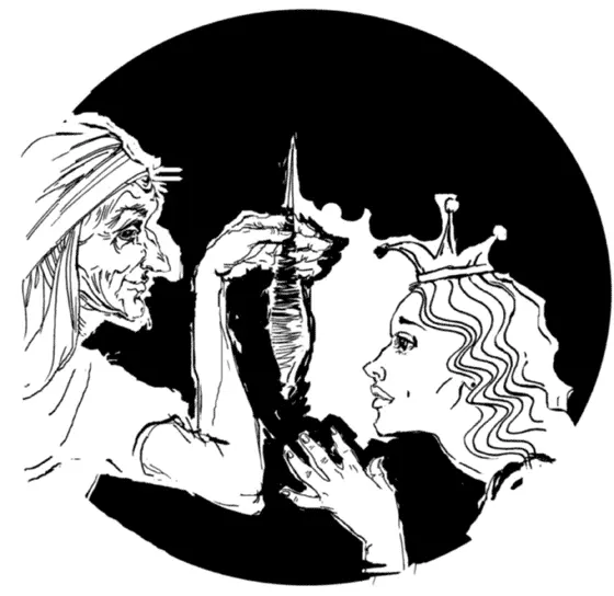 No Let me see it 30 The servant handed the girl the spindle and she - фото 3