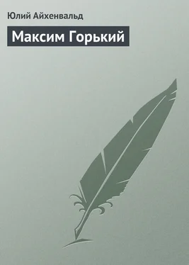 Юлий Айхенвальд Максим Горький обложка книги