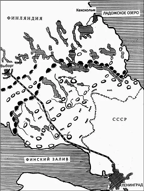 Система инженерных сооружений финнов на Карельском перешейке к декабрю 1939 г - фото 12