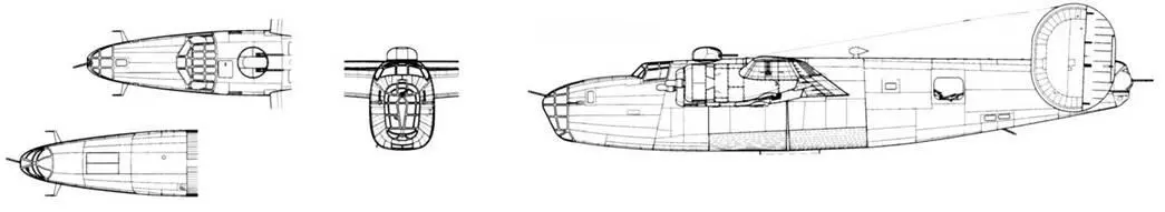 B24C Liberator B24D Liberator ранних серий B24E Liberator IV - фото 123