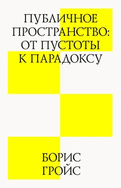 Борис Гройс Публичное пространство: от пустоты к парадоксу обложка книги