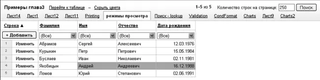 Рисунок 339Режим списка подойдет если вам понадобится быстро набить пару - фото 113