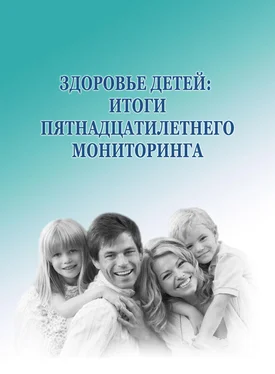 Михаил Морев Здоровье детей: итоги пятнадцатилетнего мониторинга обложка книги