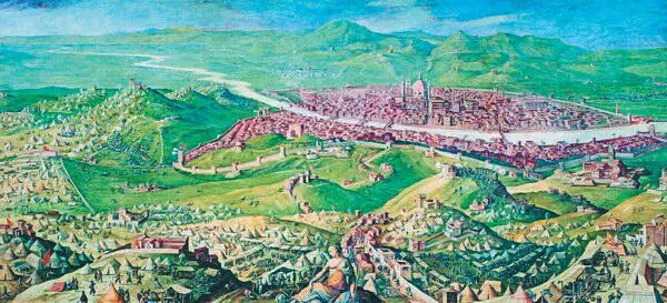 Дж Вазари Осада Флоренции в 15291530 годах 1558 г Дуомо кафедральный - фото 56