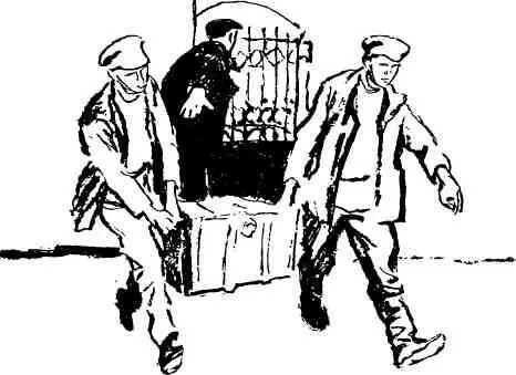 Вот уже оба ящика с револьверами в нашей телеге Пора заканчивать Подопри - фото 2