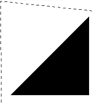 Рис 1810Выделение треугольной области Выберите инструмент Rectangular - фото 494