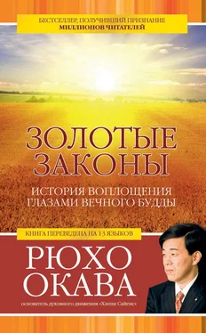 Рюхо Окава Золотые законы. История воплощения глазами вечного Будды обложка книги