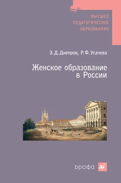 Эдуард Днепров Женское образование в России обложка книги