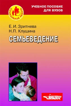 Надежда Клушина Семьеведение: учебное пособие обложка книги