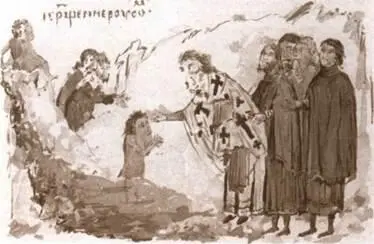 Крещение русом Миниатюра из болгарской рукописи XIVв Малый Олимп Фото - фото 19