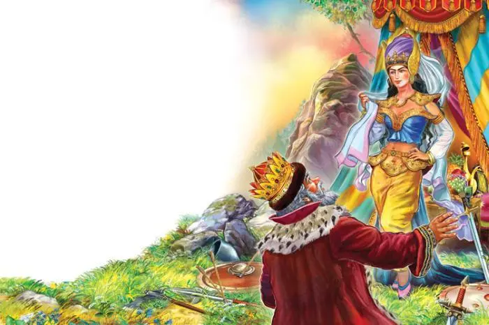 Наконец и в путь обратный Со своею силой ратной И с девицей молодой Царь - фото 55