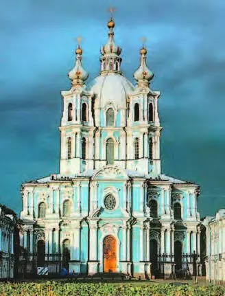 Собор Смольного монастыря Арх Б Растрелли Летний сад в СанктПетербурге - фото 21