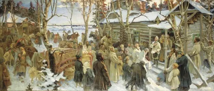 Отъезд Суворова из села Кончанское в поход 1799 г Худ Н Шабунин Граф П - фото 21