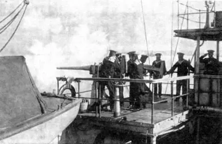 На линейном корабле Слава стрельба из 47мм орудия 19121913 гг - фото 27