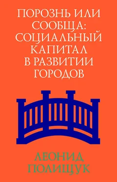 Леонид Полищук Порознь или сообща. Социальный капитал в развитии городов обложка книги