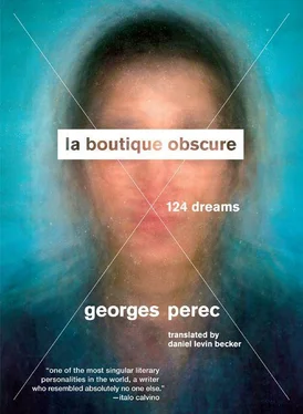 Georges Perec La Boutique Obscure: 124 Dreams обложка книги