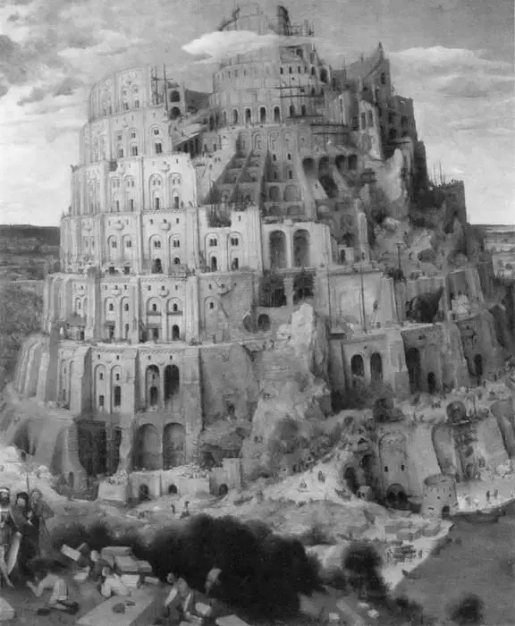 Вавилонская башня П Брейгель Старший Фрагмент 1563 г Фрагмент декора - фото 34