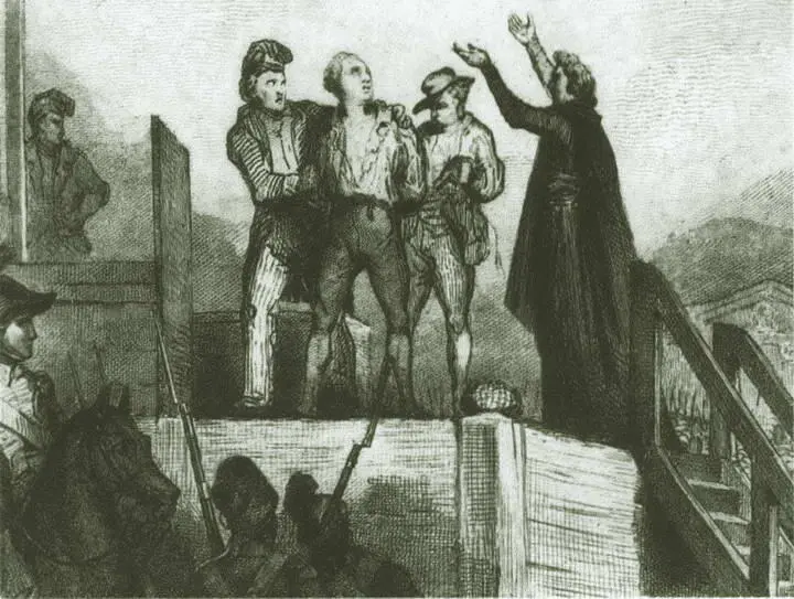 Людовик XVI на эшафоте 21 января 1793 года МарияАнтуанетта королева - фото 36