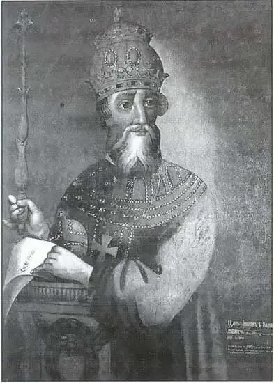 Царь Иван Грозный с Судебником Картина XVIII в Лист из Стоглава 1551 г - фото 11