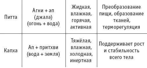 Динамика дош Итак доши обладают качествами первоэлементов а во внешней среде - фото 3
