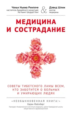 Чокьи Ринпоче Медицина и сострадание. Советы тибетского ламы всем, кто заботиться о больных и умирающих людях обложка книги