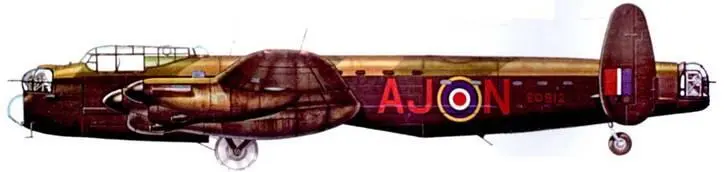 Ланкастер AJNED912 модифицированный В Mk III использовавшийся 617й - фото 185