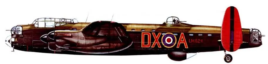 Ланкастер В Mk III DXALM624 57й эскадрильи Использовался в качестве - фото 187