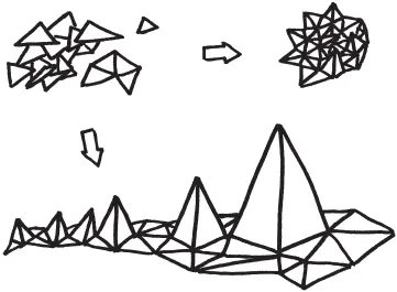 Рис 19 Формы полученные случайным склеиванием треугольников по краям - фото 20