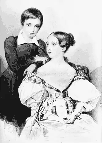 А Брюллов Цесаревич Александр и Мария Николаевна Нач 1830х гг Весной - фото 95
