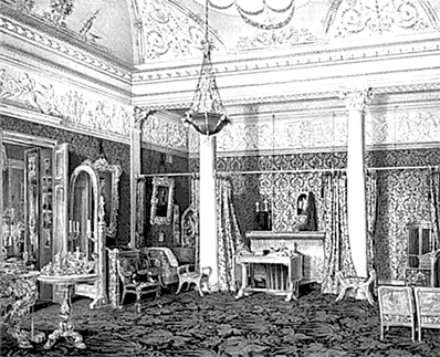 Э П Гау Спальня императрицы Александры Федоровны 1859 г Походная - фото 111