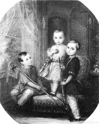 Великие князья Александр Владимир Николай Александровичи 1849 г Баронесса - фото 163