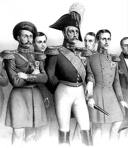 Николай I и его сподвижники 1854 г Г Виллевалъде Присяга Его - фото 202