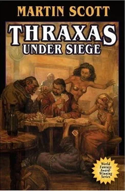 Martin Scott Thraxas Under Siege (ARC)