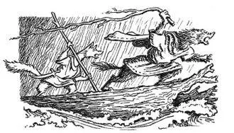 The broadstream was running so furiously that there was little need of oars - фото 40