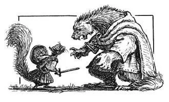 Duge saw the Abbey gates opening Six creatures emerged three hares an otter - фото 46