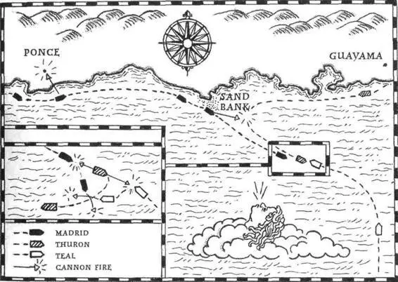 The lookout aboard the Devon Belle wiped rainwater from his eyes and called out - фото 2