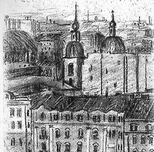 Рис ВГ Исаченко Церковь Св Пантелеймона Андрей Квасов Строитель - фото 21